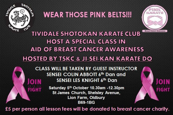 TividaleKarate's tweet photo. Guest Instructor Sensei Colin. Really looking forward to seeing what he &amp; Les Sensei has for us. It’s open to EVERYONE so get your pink belts on &amp; come down for an awesome morning of karate.
£5 the lesson
£1 a raffle strip
£ donations
£5 Belt money https://t.co/SVjYkDxuTF