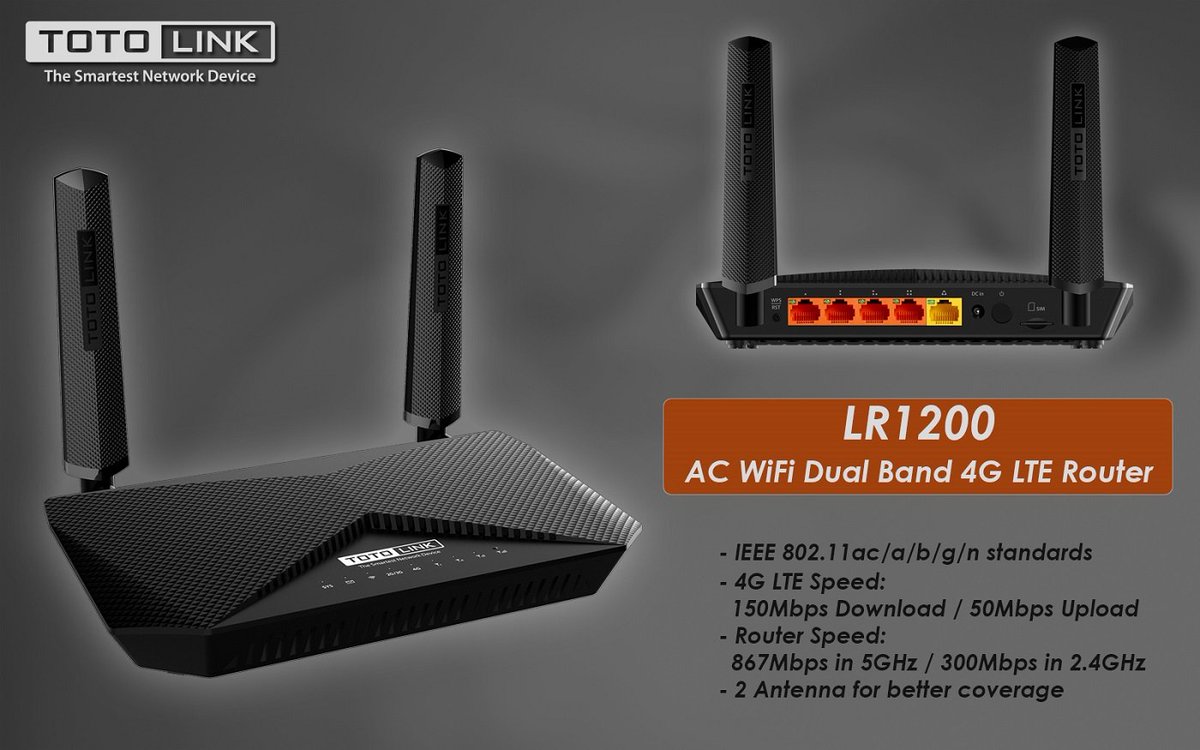 TotolinkIran's tweet image. تازه‌های توتولینک

روتر LR1200 #توتولینک با قابلیت 4G LTE
دارای دو بانده 5 و 2.4 گیگاهرتز
امکان نصب سیم‌‌کارت و بهره‌مندی از اینترنت #4G  
اشتراک‌گذاری اینترنت کابلی از طریق پورت WAN
پشتیبانی از استاندارد 8KV/15KV ESD
توتولینک با 3 سال گارانتی #گرین
totolink-co.ir/%D8%A7%D8%AE%D…