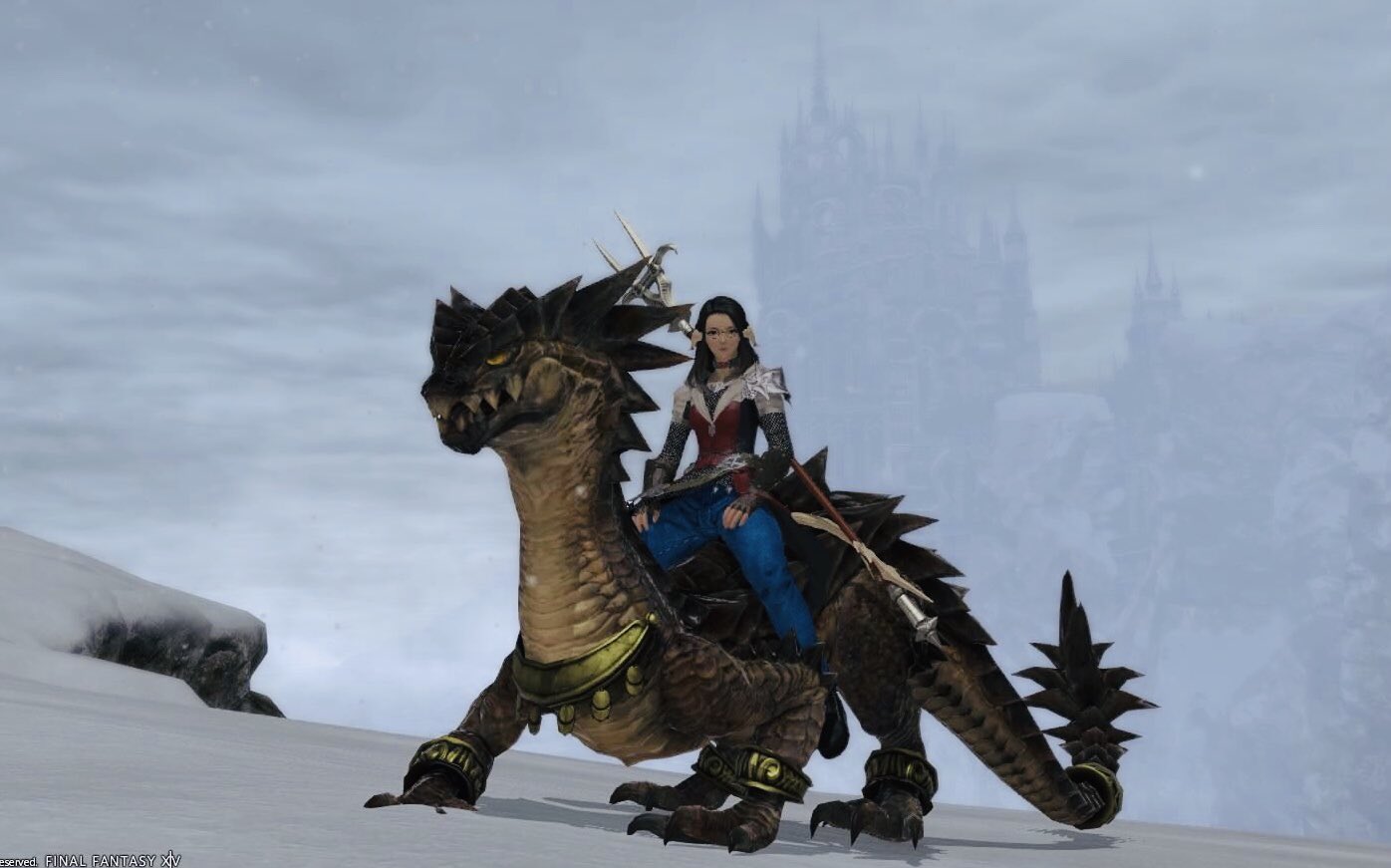 Hibiscus Stitch on X: "This is unrelated to plush, but I'm just so happy I  finally got my Cavalry Drake mount in #FFXIV. It took so long, but here it  is! Maybe