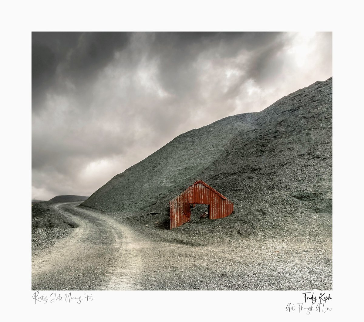 Old slate mining hut this has no colour taken out of this photo. #Cumbria #buttermere #honisterpass