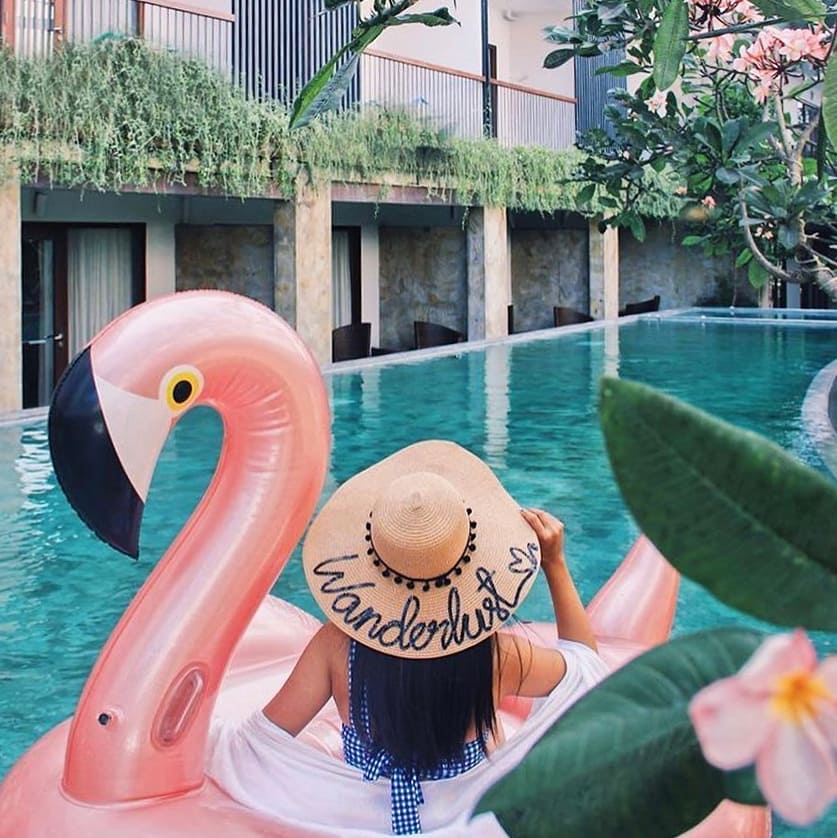 Put on your swimsuit and hat. It's time to unwind. 

Photo: <a href="/ririnaryandani/">Ririn Aryandani</a>. 

#coolcleancomfy #questhotelkuta #kuta #bali #questhotels #archipelagointernational