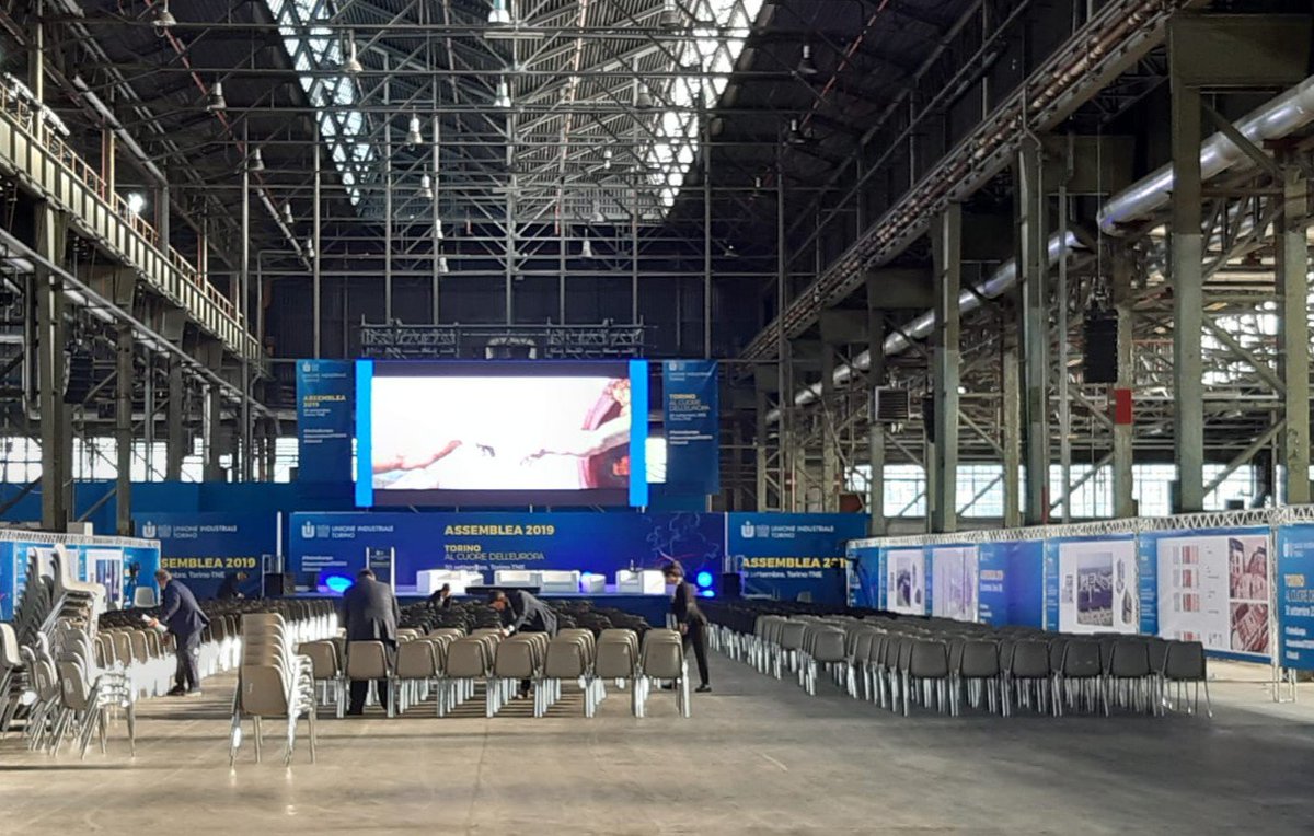 GGI_Torino's tweet photo. Alle 10.00 inizia l’Assemblea dell’Unione Industriale a #TNE: Torino “al cuore dell’Europa”: seguici in streaming su https://t.co/10E5cnDxYl e partecipa in diretta al nostro live tweeting usando gli hastag | #TorinoEuropa, |#AssembleaUITO2019 |#UIsocial https://t.co/9MJrZs8gB5