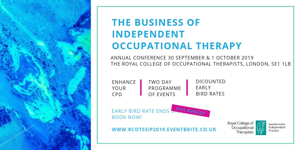 ckeaneyOTs's tweet photo. Good luck to @RCOT_IP as #conference19 kicks off this morning. Really sorry I can't be there but I'll follow it on social media @theRCOT https://t.co/lBUXXRH4g9