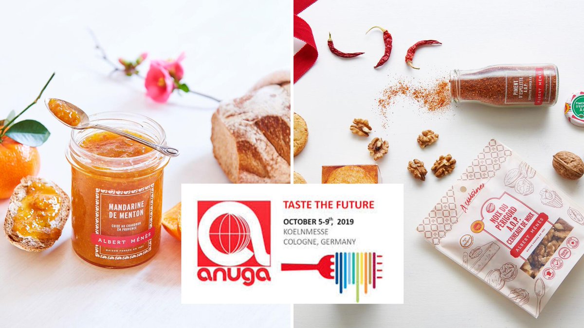 🗓 Venez nous rendre visite sur notre stand F-029 Hall 10.2 !  Come and visit us on our booth F-029 Hall 10.2 !
➡ <a href="/anugacologne/">anuga</a> 🇩🇪  5 - 9 octobre 2019 🇫🇷
