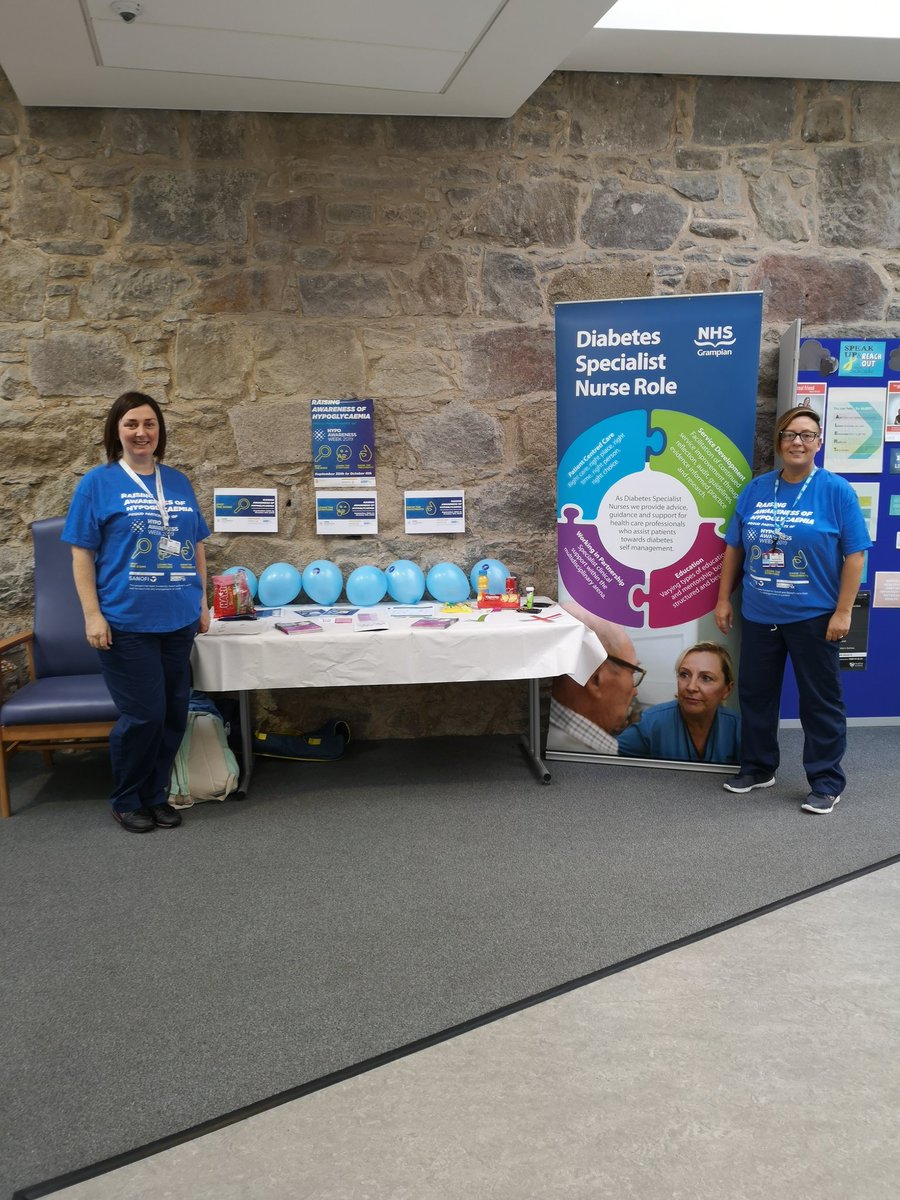 jennycrofts29's tweet photo. All set for hypo week at the Aberdeen Health Village #HAWweek @NHSGrampian @HypoAwareness @LindaCaie @siw8313 https://t.co/606hEQYMCK