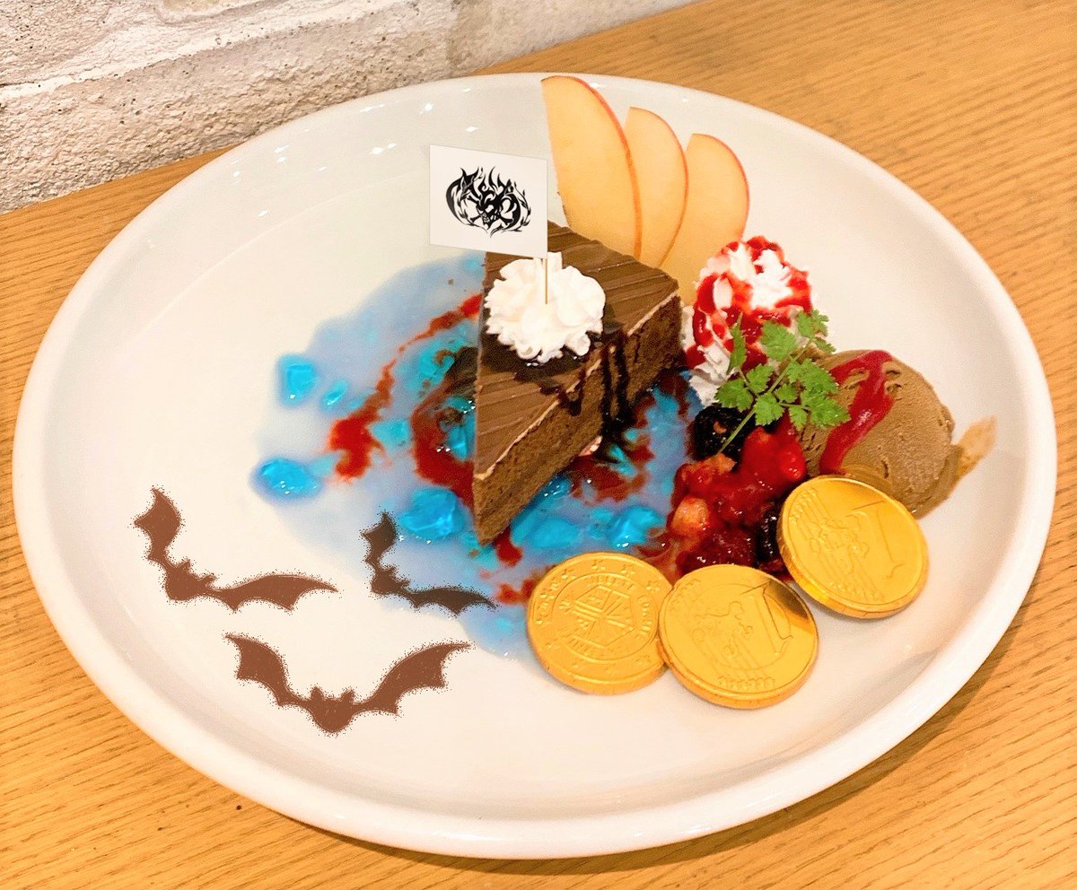 タワーレコードカフェ 梅田nu茶屋町店 Pa Twitter あんステ あんさんぶるスターズ エクストラ ステージ Destruction Road Tower Records Cafe メニュー紹介 Undeadキャストご考案 Undeadのケーキプレート 1 350円 海賊