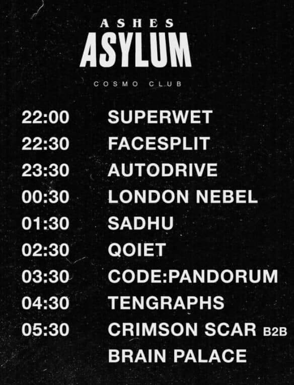 Crowsnest floor at Blacklist Festival is stacked with talent 😈