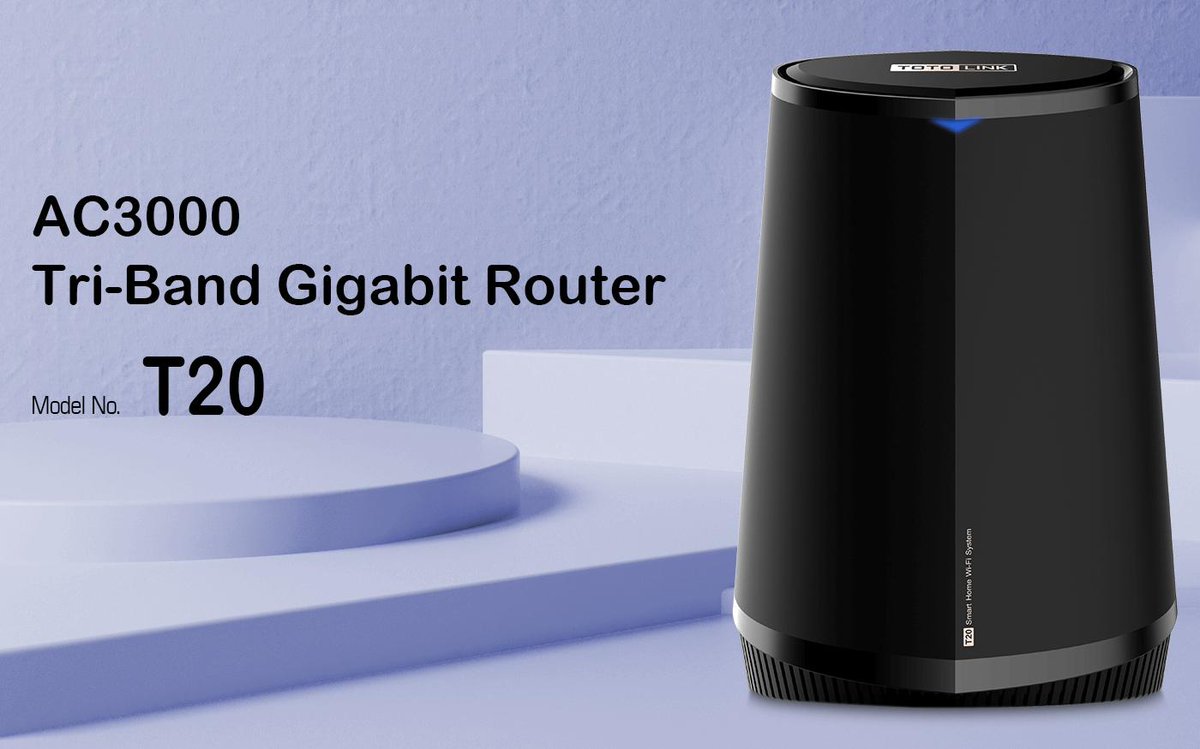 TotolinkIran's tweet image. روتر #مش وای‌فای توتولینک مدل T20 معرفی شد:
- سه‌بانده (2.4G+5G+5G)
- نرخ انتقال داده 3 گیگابیت‌بر‌ثانیه
- فناوری‌های MU-MIMO و Beamforming Plus

🌐 اطلاعات بیشتر: goo.gl/oofUfZ

محصولات #توتولینک با 36 ماه گارانتی #گرین