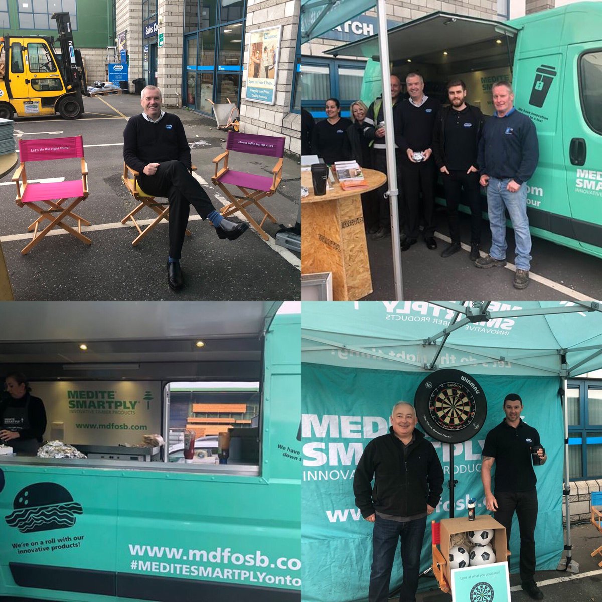 TheBrooks_Group's tweet photo. #MEDITESMARTPLYontour . Drop into Brooks Naas Road this morning and check out the Medite Smartply roadshow, Devin Fallon is on hand with technical advise while you enjoy a tasty breakfast and entertainment. .We look forward to seeing you!! #smartply #mdf #osb #medite #bluebell https://t.co/ld4neSP2rs