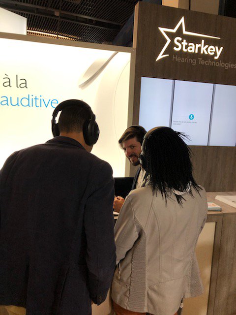 StarkeyFrance's tweet photo. Il est encore temps de venir assister à notre démonstration sur le stand Starkey ! Venez découvrir notre révolution auditive, #LivioAI, dotée de l'intelligence artificielle. #SFORL2019 #infirmières #ORL @twittorl https://t.co/QOw2Wf71si