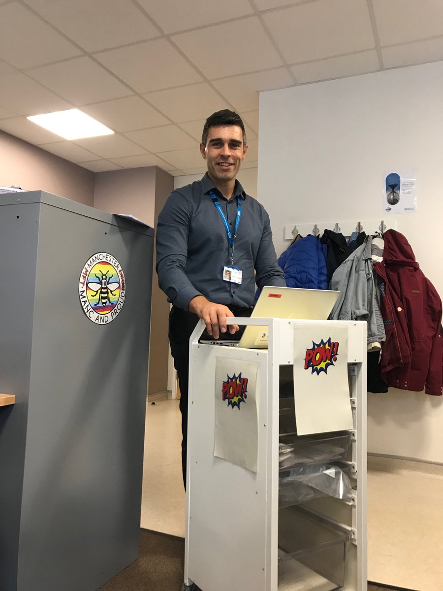 Our Pharmacy on Wheels Is ready to go ⁦<a href="/MFT_MRI/">Manchester Royal Infirmary</a>⁩ for #MRIAchievingExcellenceinFlow ⁦<a href="/MFT_Pharmacy/">MFT_Pharmacy</a>⁩ ⁦<a href="/MFT_Chief_Pharm/">@MFT_Chief_Pharmacist</a>⁩ ⁦<a href="/Gareth_Adams1/">Gareth Adams</a>⁩