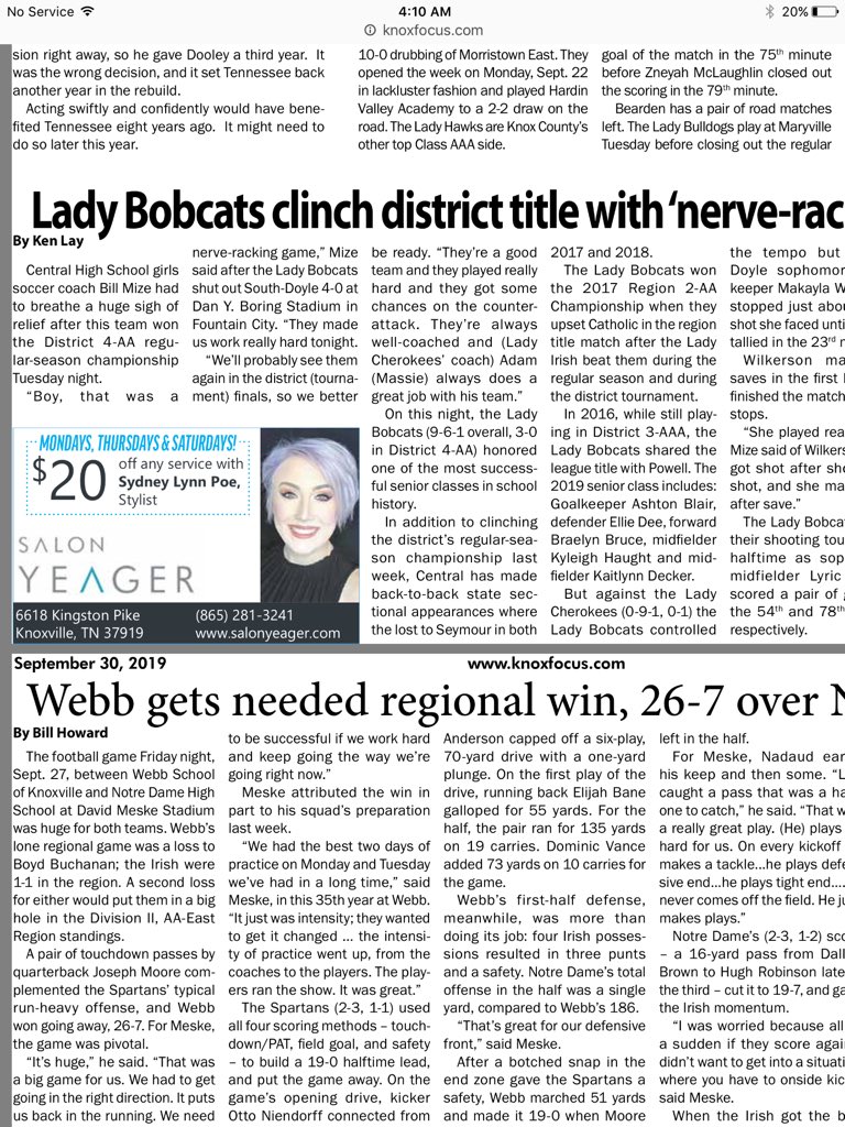 jdlambert3's tweet photo. Thank you to the #fountaincityfocus and #kenlay for outstanding coverage of the #districtchamps
#centralsoccer
#centralproud
#fountaincitystrong https://t.co/KpGyb8xM35