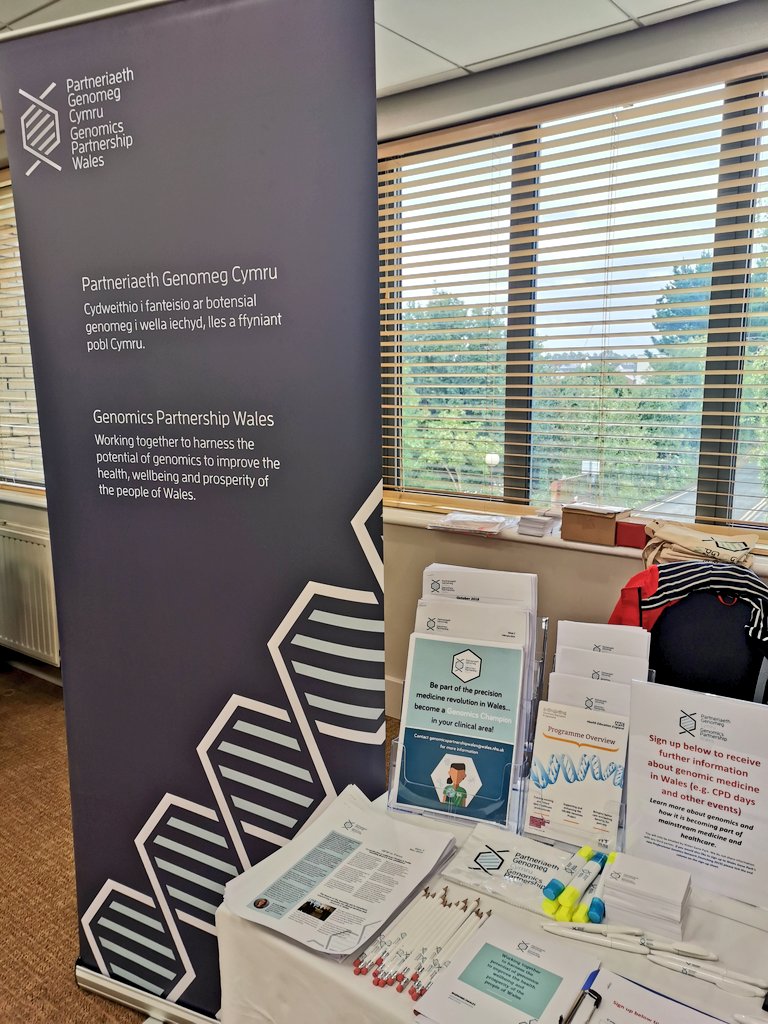 Pleased to be here with @GenomicsWales for the @GPHotTopics Update course in #Cardiff today. Come and visit us to find out more about #genomics and advances in #genomicmedicine in #Wales @MedGenWales @ResearchWales