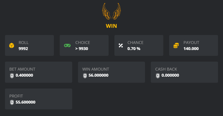 DiceChurch's tweet photo. x140 payout is not a bad way to start your week 😍 This guy loves Mondays with 🎲⛪️ https://t.co/LUWxUjjX1Q
