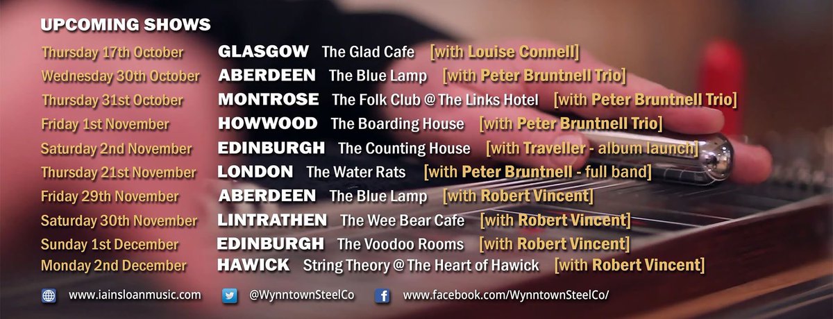 WynntownSteelCo (@wynntownsteelco) on Twitter photo Gigs coming up over the next few weeks with <a href="/Lou__Connell/">Louise Connell</a> @peterbruntnell @WeAreTrav3ller and <a href="/RobVincentMusic/">Robert Vincent</a> as well as more recording with <a href="/wynntownhq/">Wynntown Marshals</a> Lots of great stuff to look forward to x Gigs coming up over the next few weeks with <a href="/Lou__Connell/">Louise Connell</a> @peterbruntnell @WeAreTrav3ller and <a href="/RobVincentMusic/">Robert Vincent</a> as well as more recording with <a href="/wynntownhq/">Wynntown Marshals</a> Lots of great stuff to look forward to x