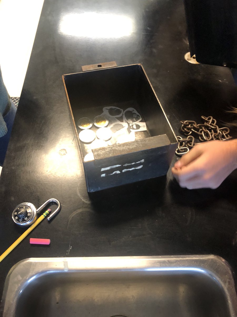 ms_hickey's tweet photo. Monday morning escape room in SCH4C as a fun way to ‘meet’ the mole! https://t.co/TvHRzbD6Bb