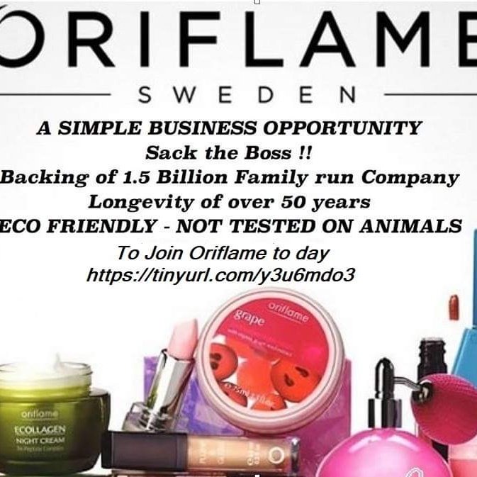 Did you know you can join #Oriflame  here #skinbeauty4u