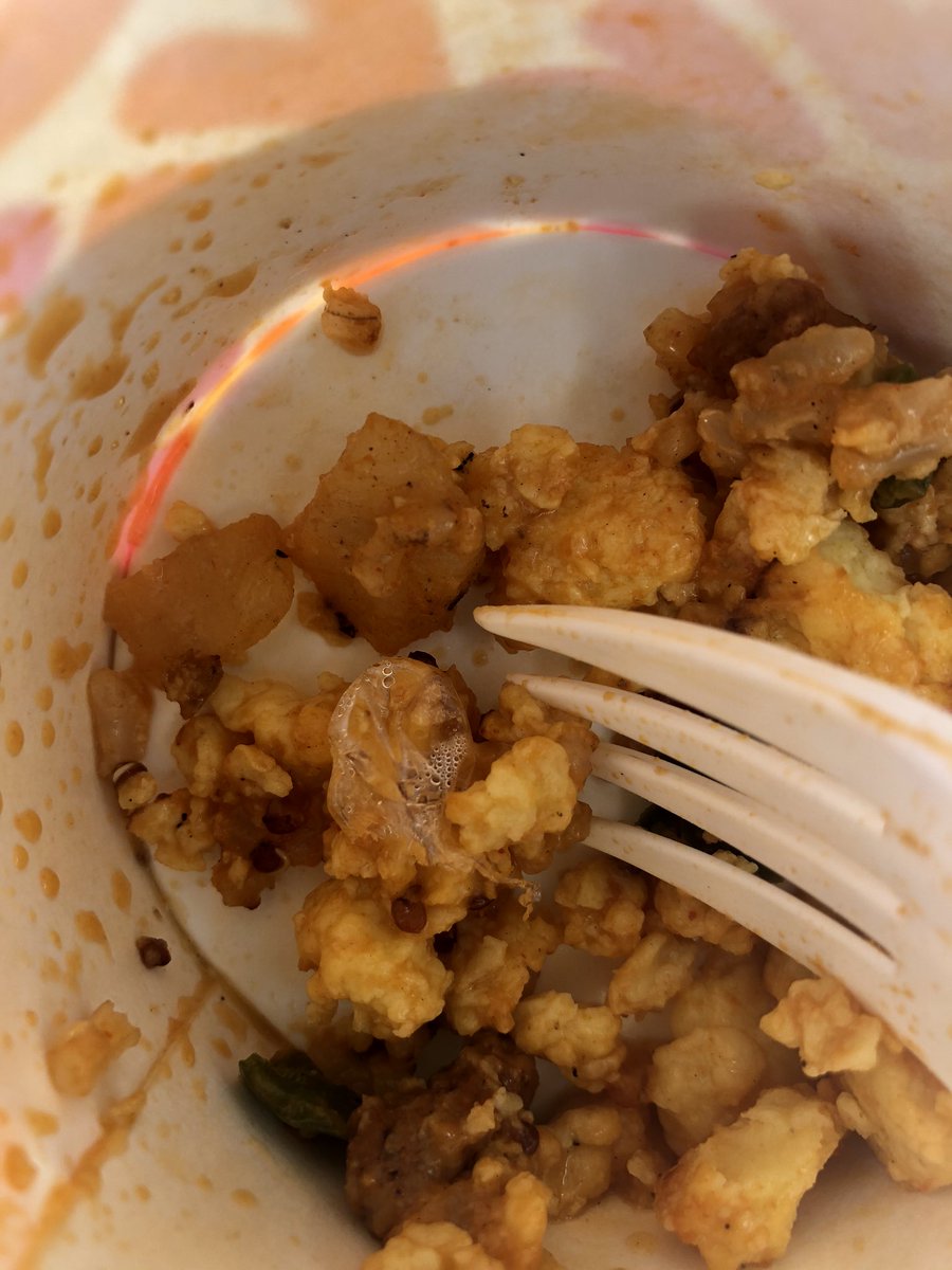 ItsMattyA's tweet photo. America runs on shreds of plastic in their breakfast and choking hazards. Thanks @dunkindonuts https://t.co/AQwA1ZMigy