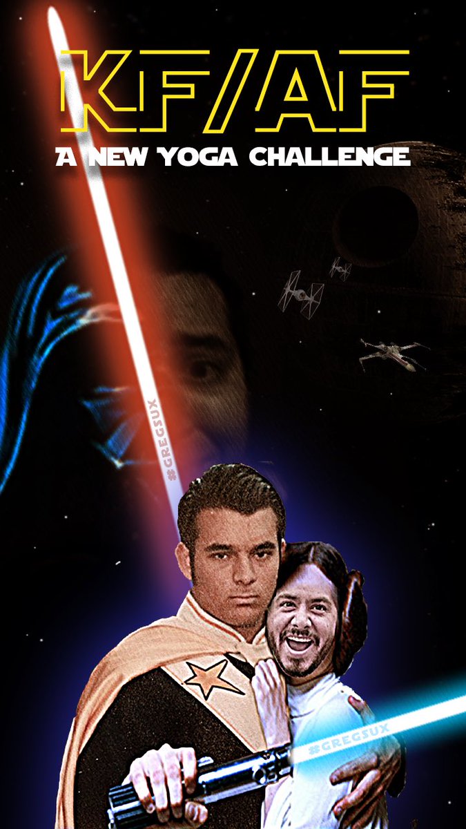 MattPVideo's tweet photo. @KindaFunnyVids @SadBoyBarrett #kfaf #kfaf4streamys
Star Wars : A New Yoga Challenge
Now I’ve seen that Nick band photo it can’t be unseen, it can’t be unused! https://t.co/bEP0VR558j
