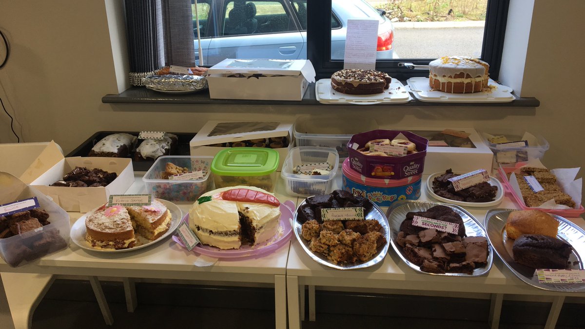 FC Laser Ltd raised over £500 on their Macmillan coffee morning  #cake #baked #somefaked