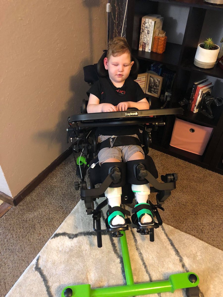 Hooligan_Chad's tweet image. Took forever but finally got approved for a stander! #specialneeds #CerebralPalsy