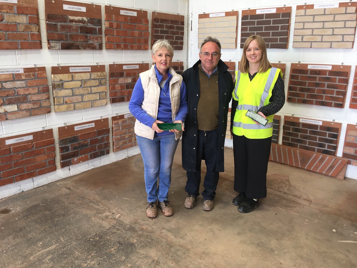 Thanks to Neil and team at our member <a href="/matclad/">Matclad</a> for welcoming us to their site in Wrexham. Great to see the range of brick slips including these stunning glazed slips. This innovative family firm exports all over the world including Japan. #SupportingAThrivingSector #ExportIsGREAT