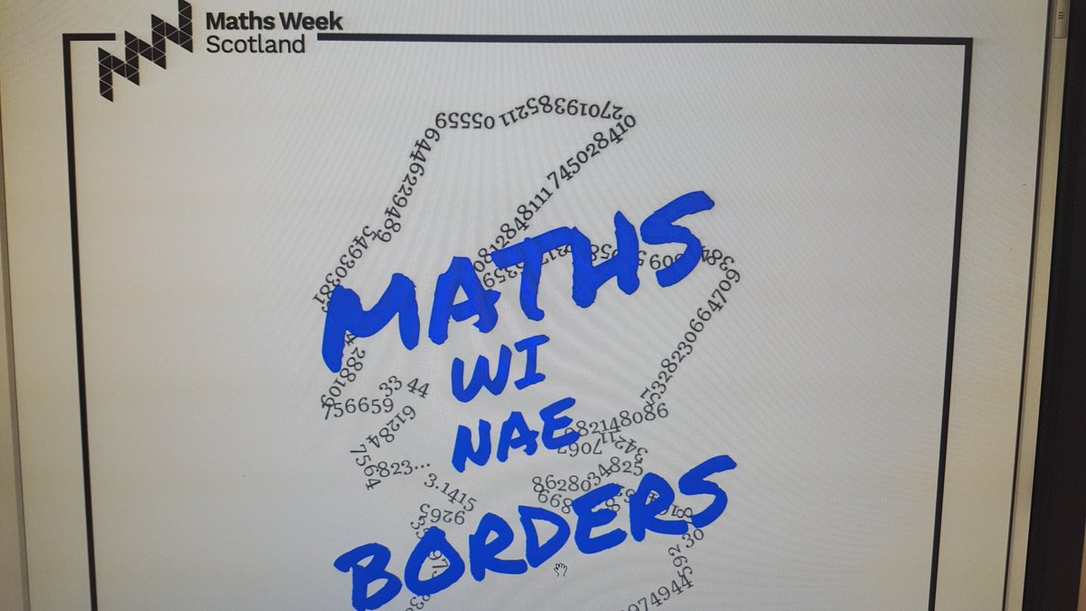 StMungosMaths's tweet photo. Competition time for S4 pupils as they attempt Maths Wi Nae Borders    #MathsWeekScotland https://t.co/hPprYSAoRf