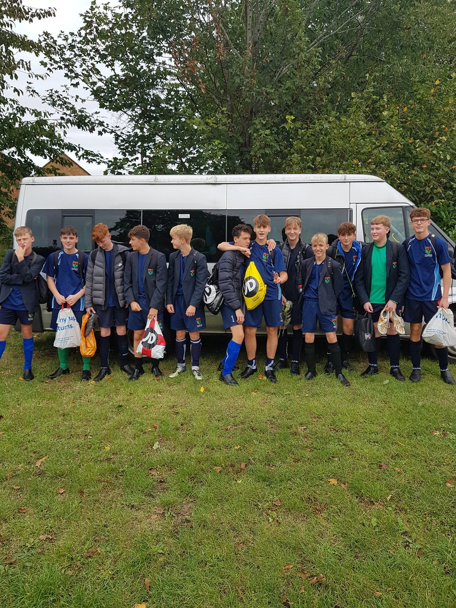 Just setting off with the year 10s here we come Southampton @ Hampshire cup