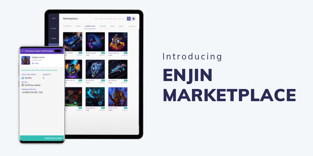 enjin's tweet image. 1/ Enjin Marketplace is live! 🎉 

You can now seamlessly and securely buy and sell digital assets via EnjinX and the Enjin Wallet. 

Experience the next step in the evolution of trading: enj.in/market 

#ethereum #explore1155 $ENJ #enjinx #enjinwallet #enjincoin