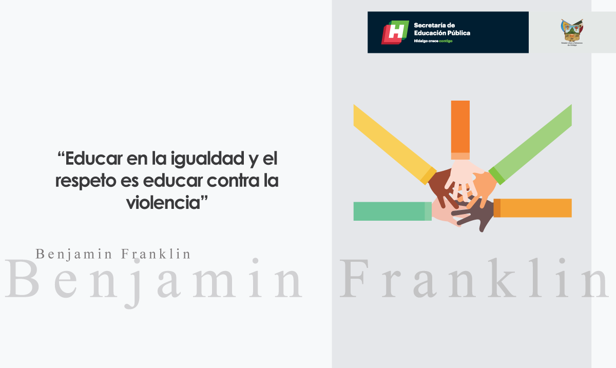 SEPHidalgo's tweet photo. “Educar en la igualdad y el respeto es educar contra la violencia” Benjamin Franklin. https://t.co/ToEUD7SXHT