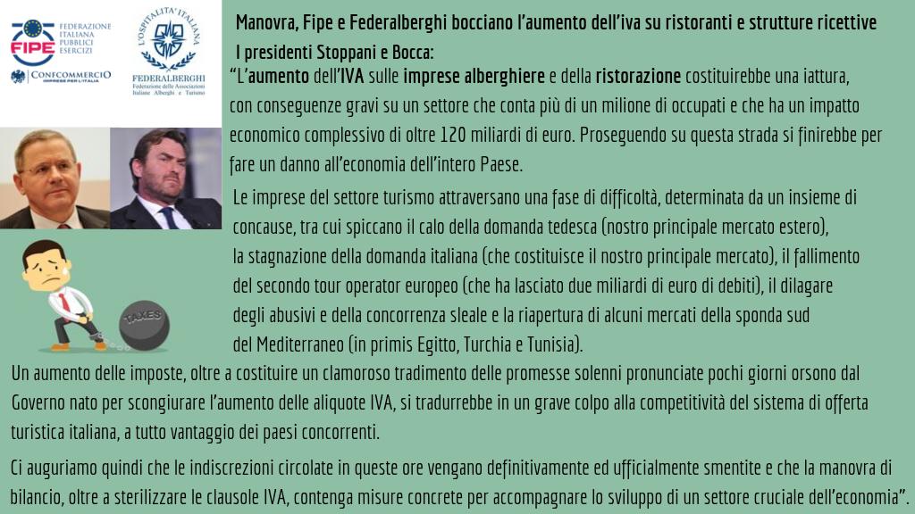 <a href="/federalberghi/">federalberghi 🇮🇹 🇪🇺</a> <a href="/confturismo_it/">Confturismo</a> <a href="/Confcommercio/">Confcommercio</a> #Stoppani e #Bocca: “Rischiamo di affossare un comparto da 120 miliardi di euro e 1 milione di occupati”

fipe.it/comunicazione/…