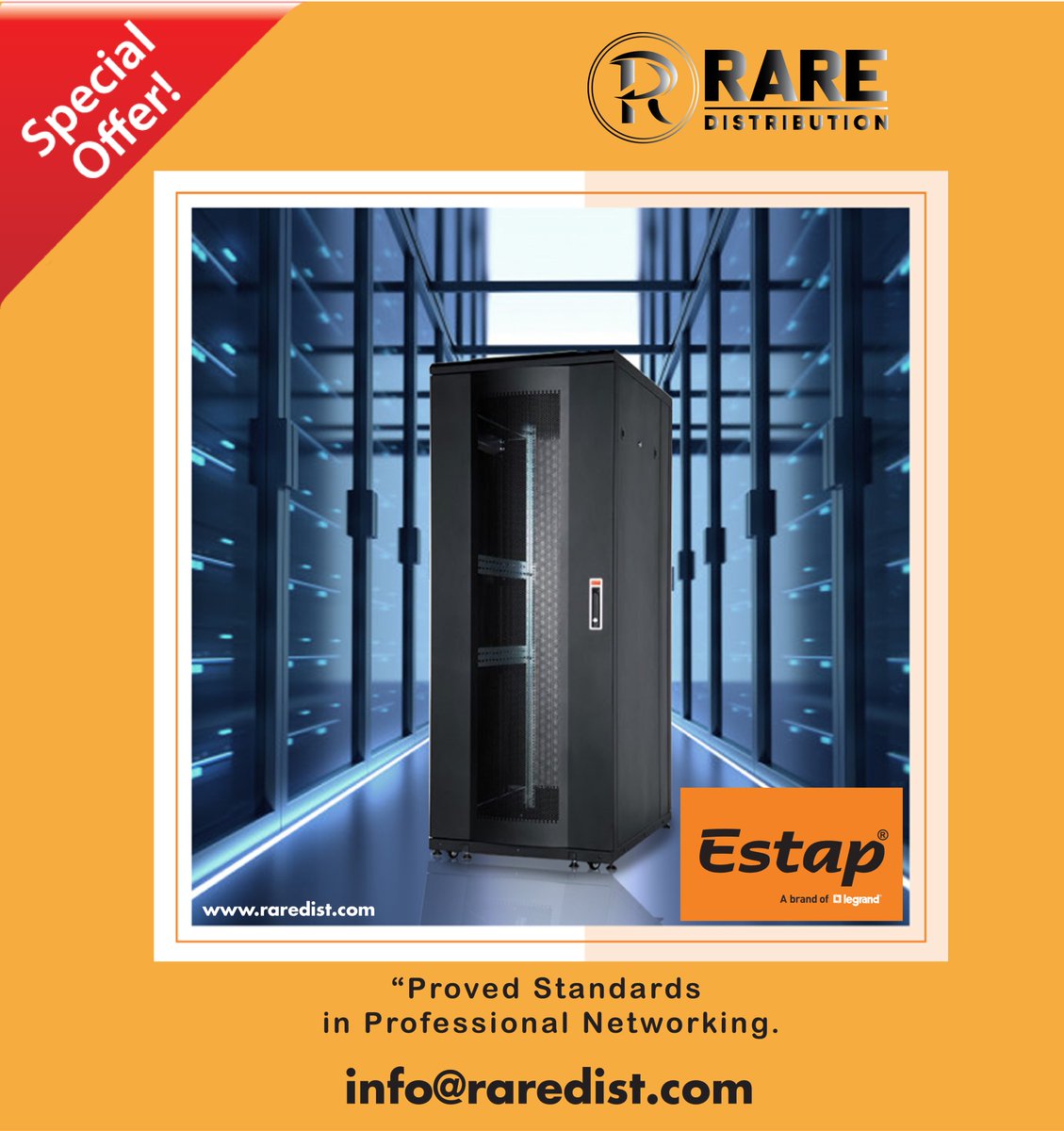 RareDist's tweet photo. Estap Universal freestanding Cabinets
#UniversalLine #theircablingsystems #Estap #servers
#estap #Accessories #Cabinets #ServerCabinets #routers #patchpanels #switches #Networking #FreeStanding #legrand https://t.co/LCr8E32D2i