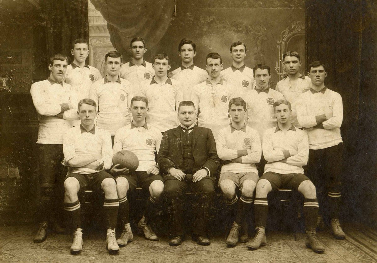 Kilmarnock Rugby Club 1st XV team dated 1904-1905 in honour of National Sporting Heritage Day and the Rugby World Cup @KilmarnockRFC  🏉 Reference AA/DC74/4/2 #NSHD2019 #RWC2019
