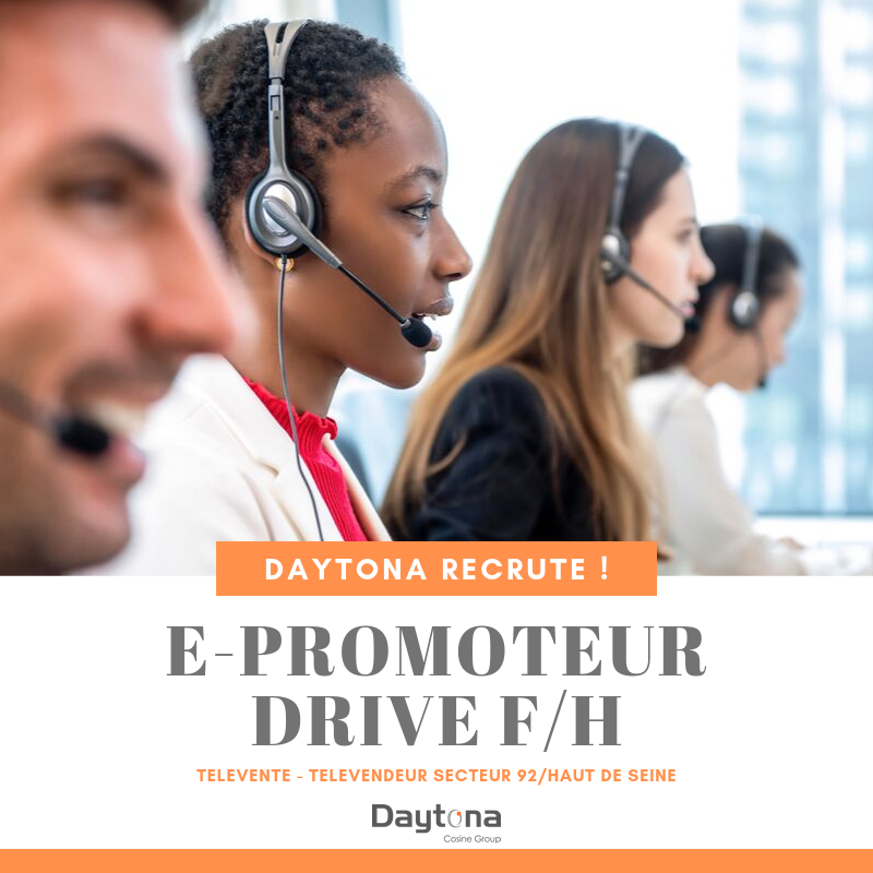 daytona_agence's tweet photo. Daytona recrute un E-Promoteur F/H secteur Haut-de-Seine, pour l'un de ses clients, leader actuel dans le secteur de l'agro alimentaire.
Pour postuler : https://t.co/VycYm1tw28
#daytonarecrute #daytona #ecommerce #epromoteur #televente #agroalimentaire #hautdeseine #paris https://t.co/e35PaeLuUR