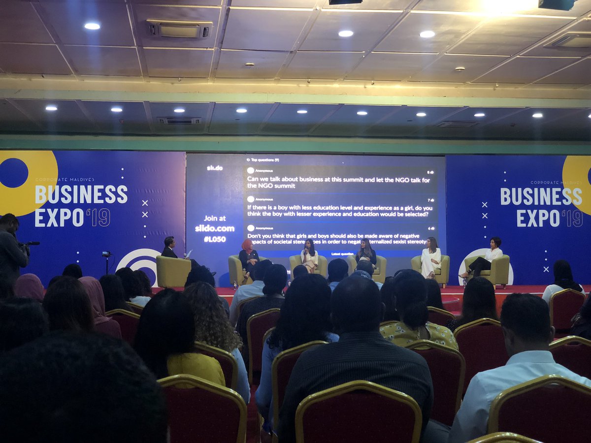 Attending <a href="/corporatemv/">Corporate Maldives</a> #BusinessExpo19 Currently happening Maldives Women Entrepreneurs Summit