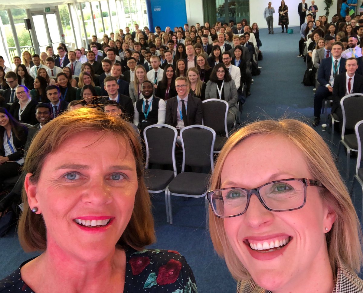 AnnaLBarrell's tweet image. Excited to be the KPMG Class of 2019 sponsoring partner welcoming our students as they start their careers with us!