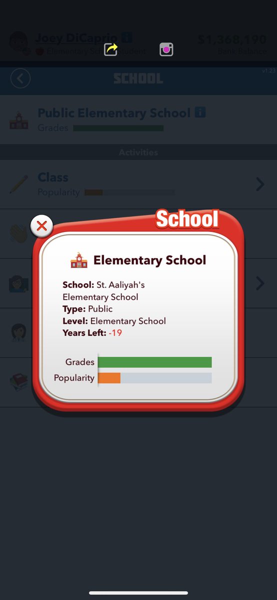 simslify's tweet photo. I’m a 21 year old man and I can’t get out of elementary. I have two daughters and I’m married 😭 this ain’t right @BitLifeApp https://t.co/8EHk48Sglg