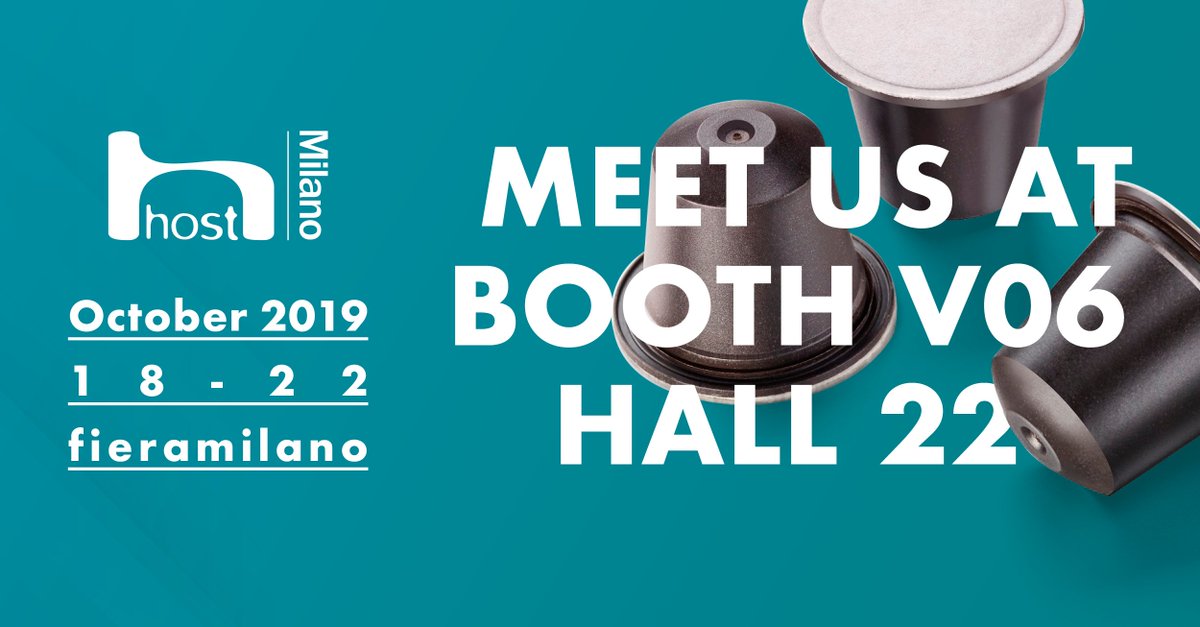 ALPLApackaging's tweet image. Come and visit us at @HostMilano from 18 to 22 October to learn more about the home-compostable coffee capsule made from the natural fibres of sunflower seed shells. You’ll find us at booth V06, hall 22. bit.ly/2mdSlTS #host2019 #coffeecapsule #GoldenCompound