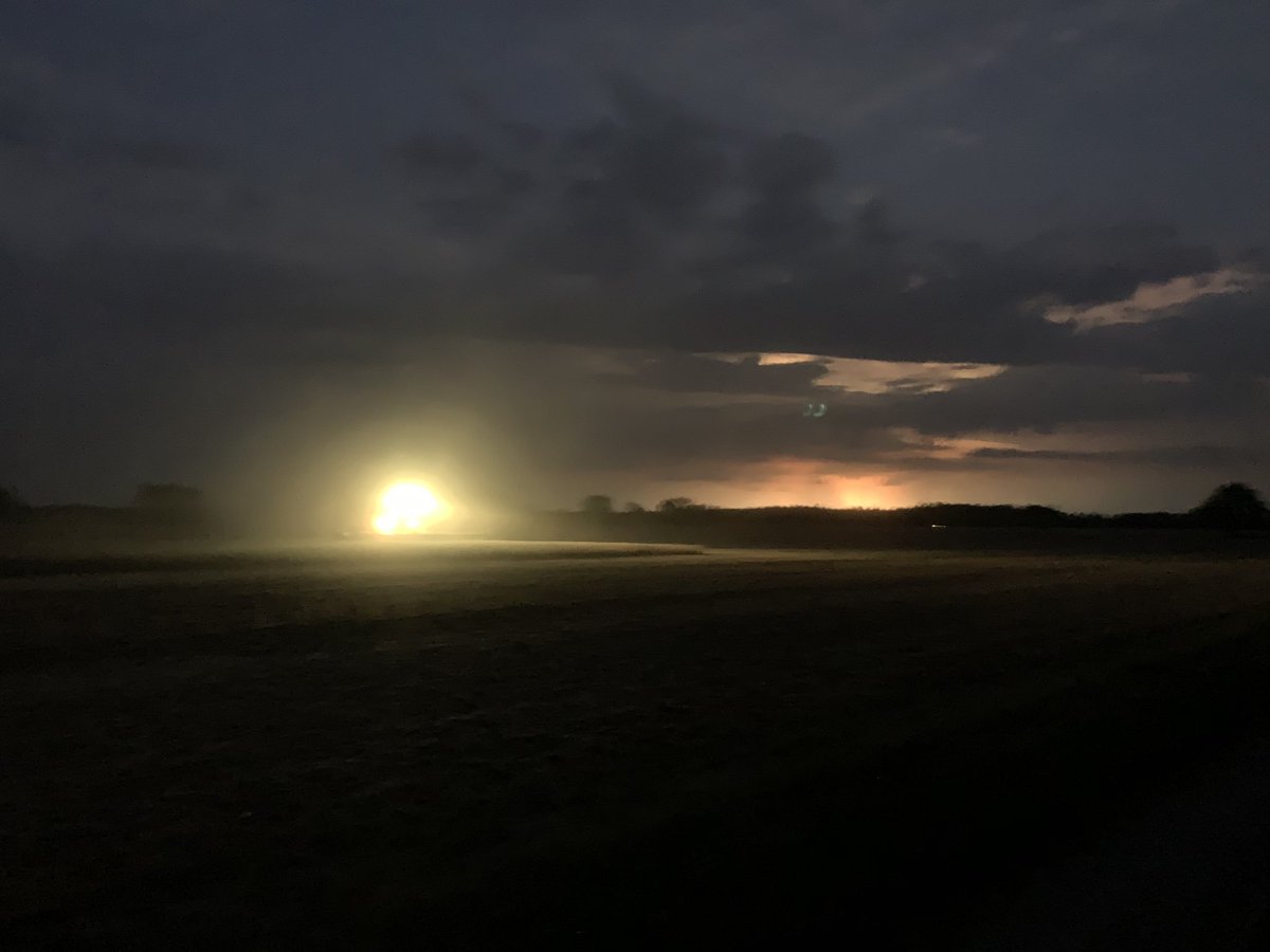 Had a storm roll around us last night and I got to catch lighting in a picture while cutting #beans #harvest19 #ohwx #johndeere <a href="/ChannelSeed/">Channel Seed</a> <a href="/JohnDeere/">John Deere USA</a>