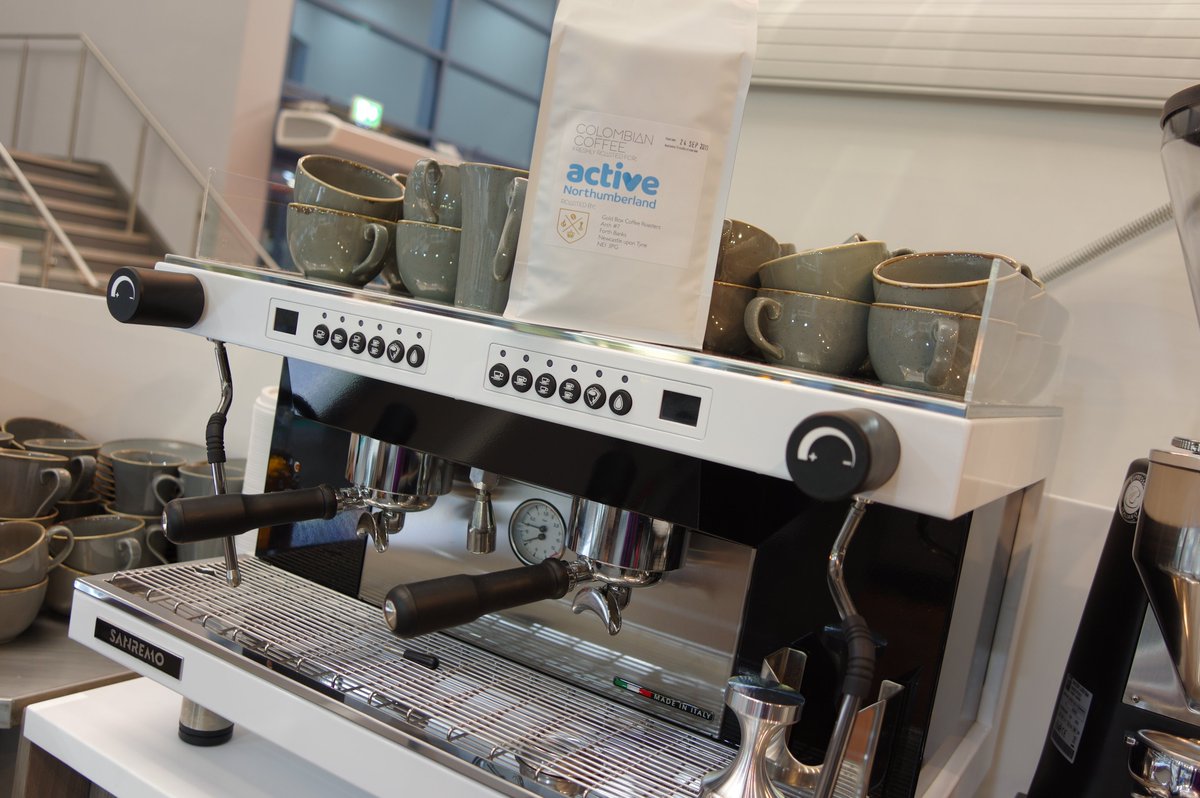HiveNland's tweet photo. Todays the day #Hexham that we open our very first Café at Wentworth Leisure Centre. Come and give our freshly brewed coffee a try supplied by the fantastic 
@GoldBoxRoastery  #coffeelovers @ActiveNland  @hexhamcourant @HexhamTV @Hexham_info  @VisitHexham https://t.co/Yg1wUKkj0m