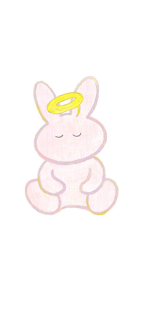 お菓子パーラー うさぎの耳は天使の羽根 イラスト Iphone スマホ 壁紙 うさぎ 画像 ホーム画面 ウサギ Rabbit Drawing Illust 絵