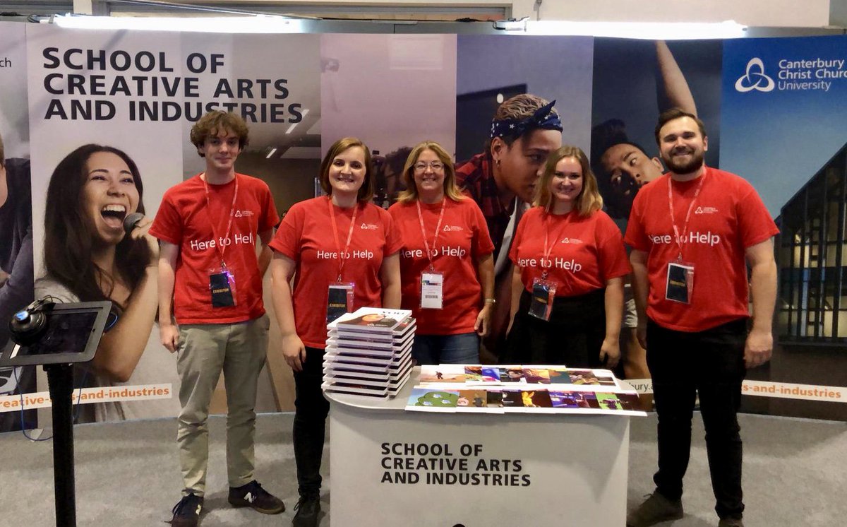 CanterburyCCUni's tweet photo. We're at @ExCeLLondon today and tomorrow for the Create Your Future event, showcasing our School of Creative Arts and Industries ๐ถ๐ฎ
If you're attending the event, come to stand 118 to chat to us about the courses we offer #CreateLondon https://t.co/9v8TTAA1iA
