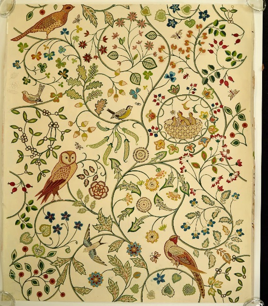 BCU_ada's tweet photo. @bcu_fashion Morris &amp; Co have just marketed a collection that includes the Newill fabric, inspired by one of the embroideries in our collection https://t.co/gbeHR6zfFV https://t.co/qyK2NTwyZK