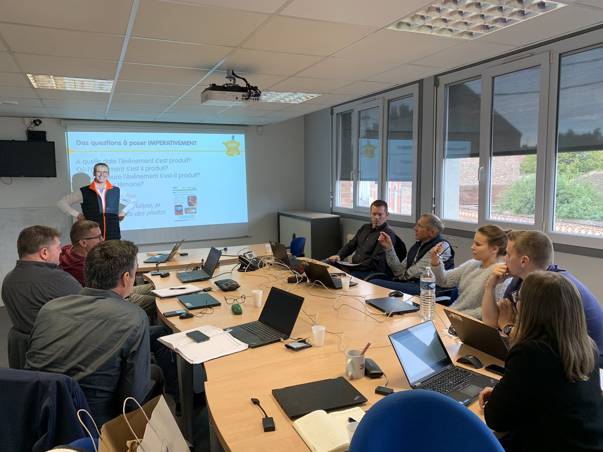 Notre mission première chez #GRDF, la Prévention Santé Sécurité. Merci à <a href="/VincentPawlowsk/">Vincent Pawlowski</a> pour ton intervention auprès de l’encadrement de l’#AINPCEst. Au programme aujourd’hui: la gestion d’un accident de travail et la présentation du plan d’action Amiante. @GRDFNO