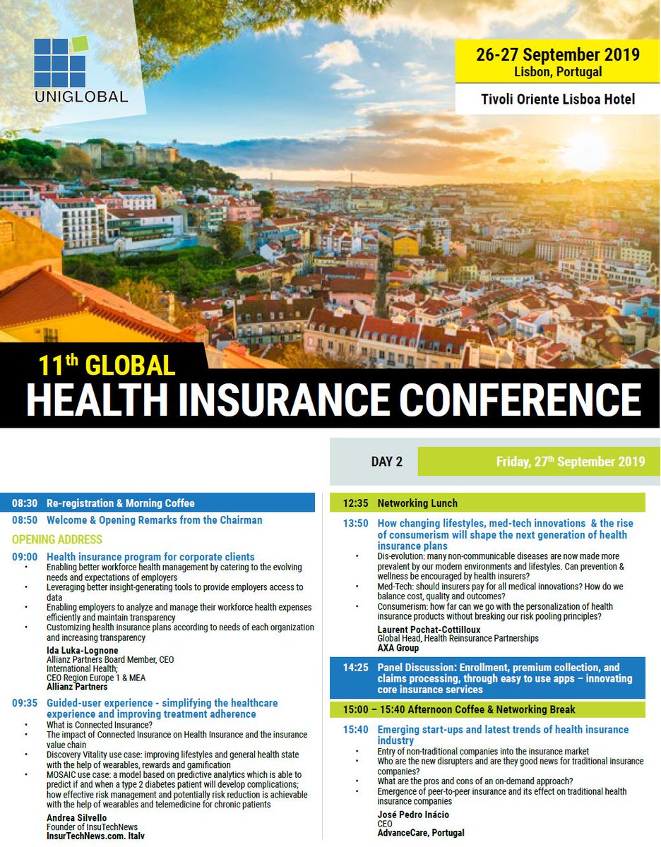 Andrea Silvello (@silvelloandrea) on Twitter photo Simplifying the healthcare experience and improving treatment adherence through #IoT: what are the implications for #healthinsurance? I tried to answer this question last week during my speech at 11th Global Health Insurance Conference <a href="/uniglobal/">tehmina asad</a>
#wearables #insurtech #insurance Simplifying the healthcare experience and improving treatment adherence through #IoT: what are the implications for #healthinsurance? I tried to answer this question last week during my speech at 11th Global Health Insurance Conference <a href="/uniglobal/">tehmina asad</a>
#wearables #insurtech #insurance