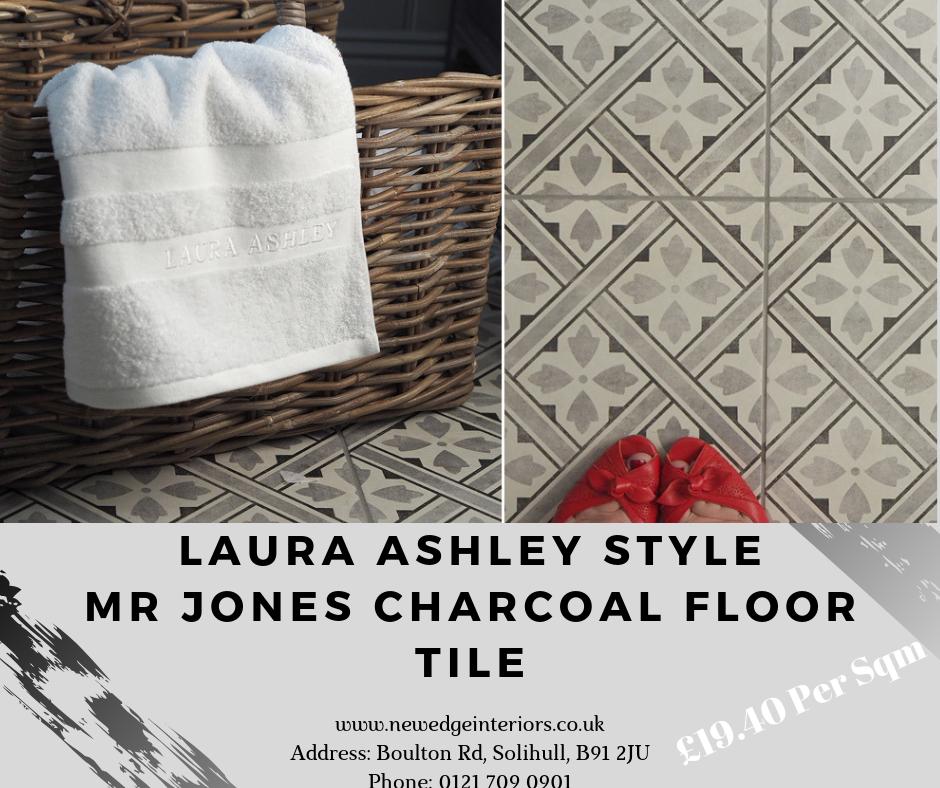 If you are looking to brighten up a room or to create a luxurious feature in your room then the Laura Ashley Style Mr Jones floor tile is a must have. bit.ly/2ZBh9ns #tileinspo #interiordesign @constructline @WillmottDixon @conventionalRS