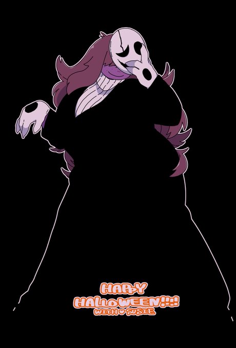 ガスタースージィちゃん……?

#DELTARUNE 
#HappyHalloweenWithSusie 