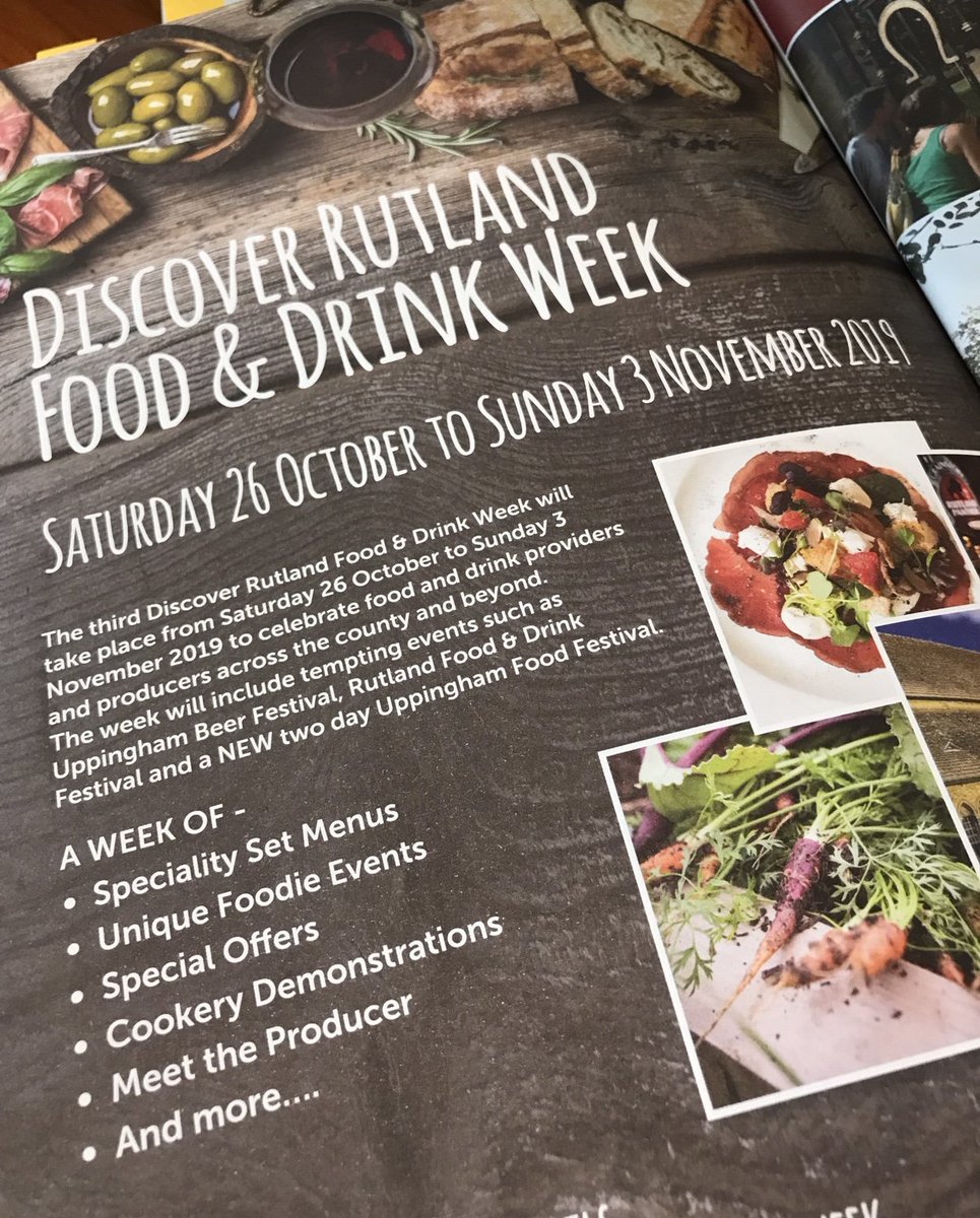 BarnsdaleLodge's tweet photo. Look out for the #DiscoverRutland Autumn/Winter magazine for more about Rutland #foodanddrink week
#RutlandWater #Rutland #ExplorersRoad #bbctravel #britisharchitecture #visitengland #UK_Enthusiasts #GreatBritain #igersuk #englishtown #britcrowd #thisisengland #barnsdalelodge https://t.co/yRpNbgnqxt