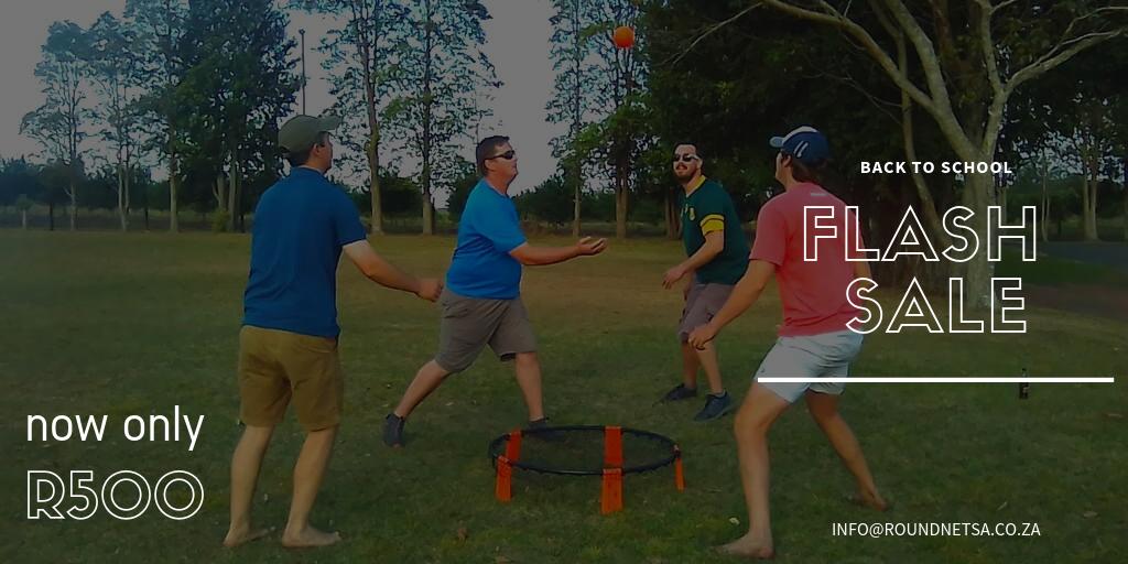 ROUNDNETSA's tweet photo. FLASH SALE @ROUNDNETSA 1-15 October 2019 (while stocks last). #summer is almost here, time to get #active #roundnet #friends #jointhemovement #southafrica #sale #theneworange #backtoschool #playitanywhere https://t.co/3OoYPnj7sB