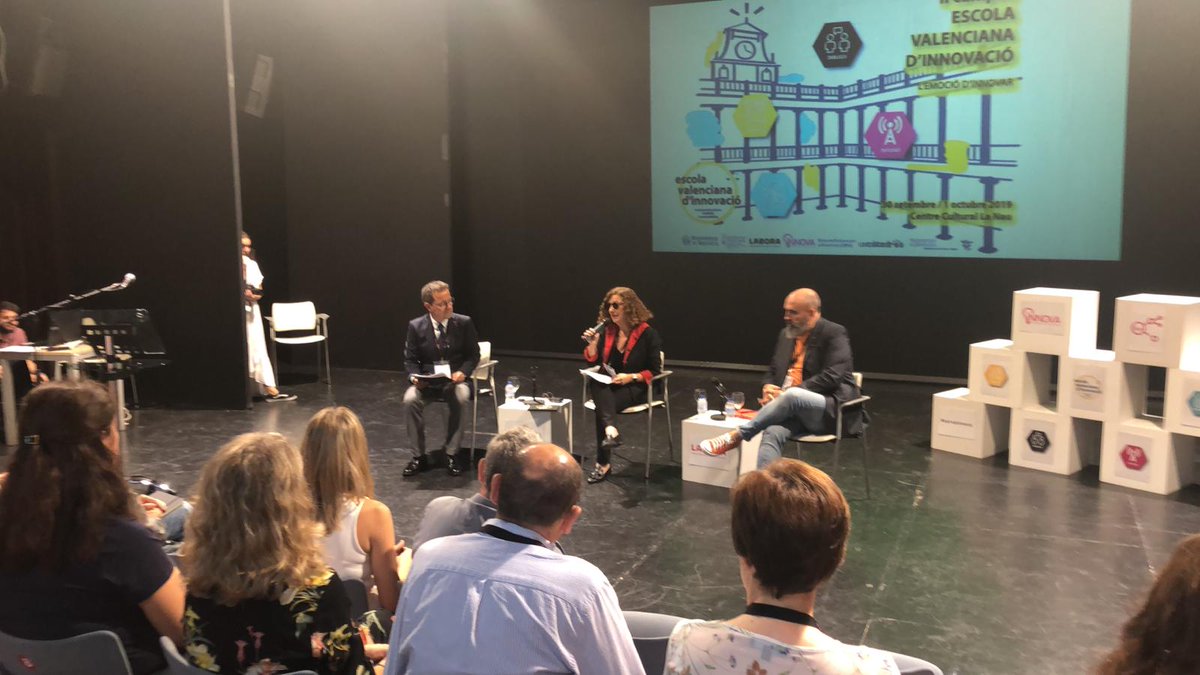 FPBenicarlo's tweet photo. ⭕ Avui l'equip del CIPFP Benicarló  en el II Campus de l'Escola Valenciana  d'Innovació a la @LaNauuv ➡ Càtedra Innova LABORA- UV @CatedraLaboraUV 
.
#CIPFP #Benicarló #FP #FPBenicarló #EVInnova2019 https://t.co/m7CSFK3oUD
